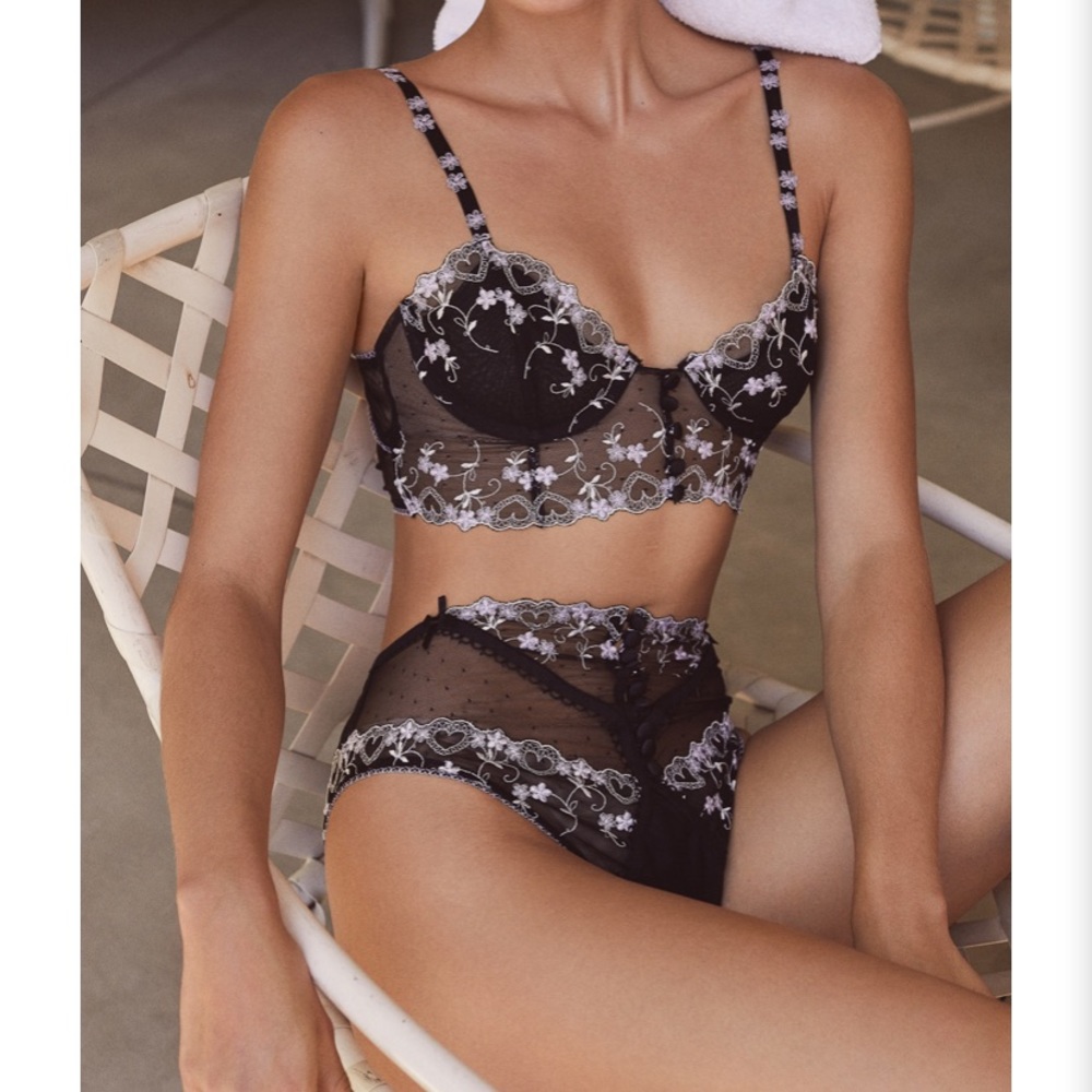 Limited edition for love and lemons lingerie set